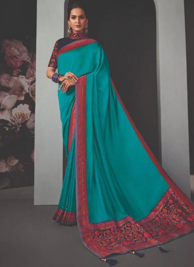VANYA VOL 22 Latest Fancy Designer Heavy Party And Festive Wear Fancy Fabric with Heavy border Stylish Saree Collection